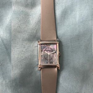 Emporia Armani grey watch mother of pearl face